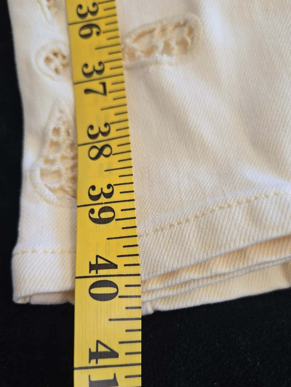 Good American Women's Wide-Leg Jeans Yellow High Waist Lyocell Size 0/25 NWT